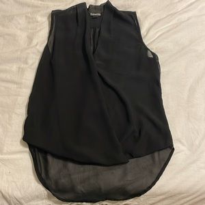 Fashion Web Sheer Black Vest
